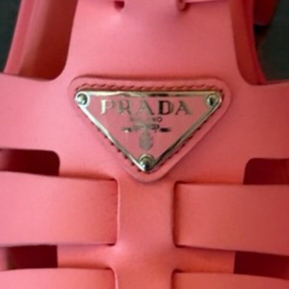 Prada Logo Chunky-Sole Fisherman Sandals - Picture 2 of 12